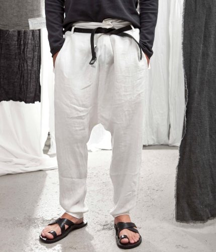 PANTALONE INCROCIO LINO
