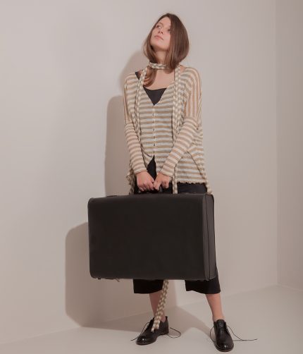 STRIPED CARDIGAN LR
