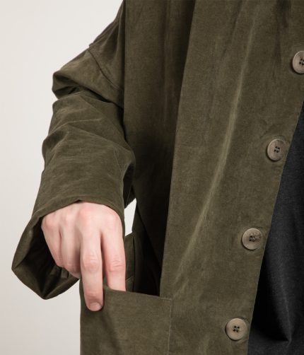 VELVET LOOSE COAT